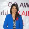 Dr. Sunita Dube poses for the media at Medscape India AIDS Awareness Event
