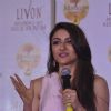 Soha Ali Khan interacts with the audience at the Launch of Livon Moroccan Silk Serum