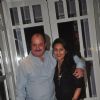Raju Kher poses with a friend at the Success Bash of Doli Armaanon Ki