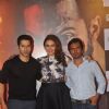 Celebs pose for the media at the Trailer Launch of Badlapur