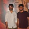 Sachin-Jigar pose for the media at the Trailer Launch of Badlapur