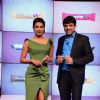 Priyanka Chopra and Jayesh Desai pose for the media at the Launch of Chocolate Bars Hoppits