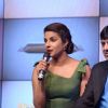 Priyanka Chopra interacts with the audience at the Launch of Chocolate Bars Hoppits