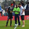Ranbir Kapoor snapped during the toss at Barclays Premier League