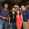 Suniel Shetty and Mana Shetty pose with friends at Shaan Khanna's Spicysangria Exhibition