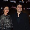 Sonali Bendre and Goldie Behl pose for the media at Sansui Stardust Awards Red Carpet