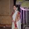 Urmila Matondkar poses for the media at the Wedding Reception of Riddhi Malhotra and Tejas Talwalkar