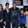 Lalit Pandit poses with his family at Big Star Entertainment Awards 2014