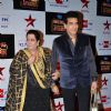 Jeetendra poses with wife Shobha Kapoor at Big Star Entertainment Awards 2014