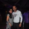Terence Lewis poses with Shirin at the Sangeet Ceremony