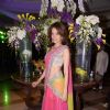 Vidya Malvade poses for the media at Uday and Shirin's Sangeet Ceremony