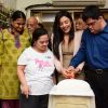 Mishti Chakraborty Cuts her Birthday cake