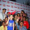 Zayed Khan poses with kids at EsselWorld's 25th Anniversary Celebrations