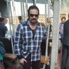 Sanjay Khan poses for the media at Joe Rajan's Christmas Bash