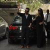 Saif Ali Khan and Kareena Kapoor pose for the media at the Get-to-Gather for a Christmas Lunch
