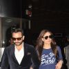 Saif Ali Khan and Kareena Kapoor were snapped at Airport