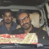 Ajay Devgn was snapped at Salman Khan's Birthday Bash