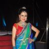 Kishori Shahane poses for the media at Dadasaheb Phalke Marathi Awards