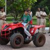 Arhaan Khan was snapped enjoying ATV Ride at Panvel Farm House