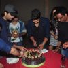Ravi Dubey cutting his Birthday Cake