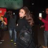 Alia Bhatt poses for the media at Airport
