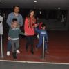 Gayatri Joshi was snapped with her family at Airport