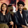 Sonakshi Sinha and Arjun Kapoor snapped at the Promotions of Tevar in Delhi
