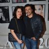 Sameer Soni poses with wife Neelam Kothari at Dabboo Ratnani's Calendar Launch