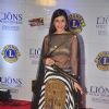 Mannara Chopra poses for the media at Lion Gold Awards