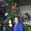 Nisha Jamwal and Rohit Roy pose for the media at the Launch of Neha Premjee's New Book '#College'