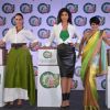 Neha Dhupia, Shilpa Shetty and Mandira Bedi pose for the media at the Ariel Event