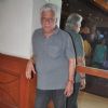 Om Puri poses for the media at the Launch of film Project Marathwada