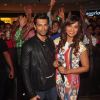 Bipasha Basu and Karan Singh Grover pose for thre media at the Promotions of Alone