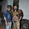 Sajid Ali and Wajid Ali pose for the media at Umang Police Show