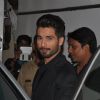 Shahid Kapoor poses for the media at Umang Police Show