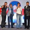 Team poses for the media at the Launch of Hera Pheri 3