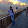Taher Shabbir at  barcelona beach