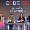 Tisca Chopra interacts with the audience during the Code Red Panel Discussion