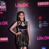 Aditi Rao Hydari poses for the media at 21st Annual Life OK Screen Awards Red Carpet