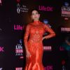 Gauahar Khan poses for the media at 21st Annual Life OK Screen Awards Red Carpet