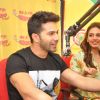 Varun Dhawan interacts with the listeners at the Promotions of Badlapur on Radio Mirchi