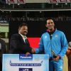 Samir Kochhar receives 'Coolest Player of the Match' during Mumbai Heroes Vs Kerala Strikers Match