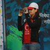 Dia Mirza was snapped clicking photos at Standard Chartered Mumbai Marathon 2015