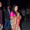 Poonam Sinha was snapped greeting guests at the Wedding Reception of Son Kush Sinha