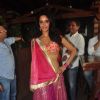 Mallika Sherawat poses for the media at the Music Launch of Dirty Politics