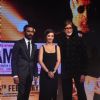 Team poses for the media at the Music Launch of Shamitabh