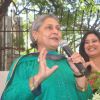 Jaya Bachchan interacts with the audience at the The Vision Eye Center