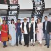 Celebs pose for the media at Whistling Woods