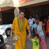 Rupali Ganguly with her child at Anurag Basu's Saraswati Pooja