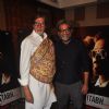 Amitabh Bachchan and R. Balki pose for the media at the Promotions of Shamitabh